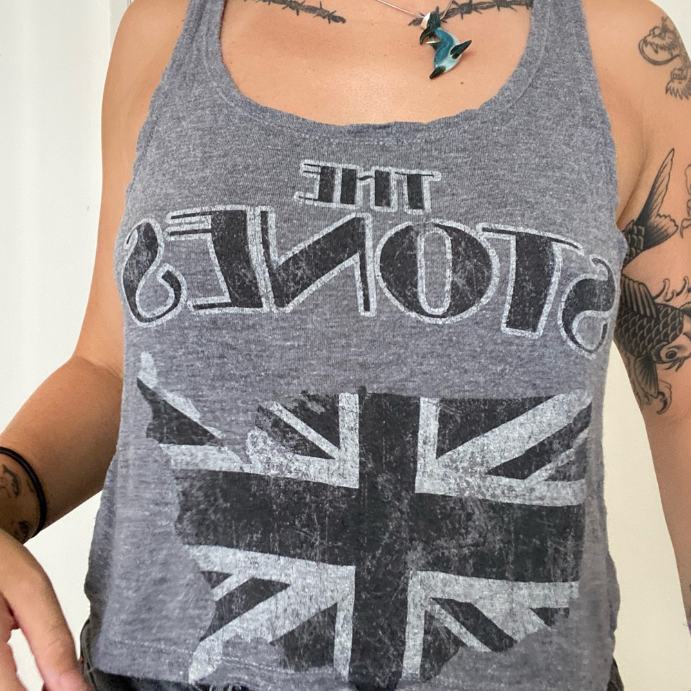 Stones Cropped Tank